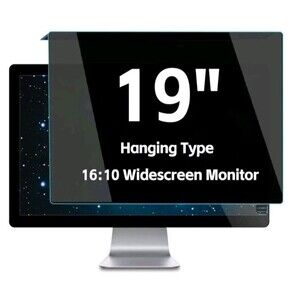Acrylic Hanging 19 Inch Monitor Computer Privacy Screen Filter 16:10 Anti-glare